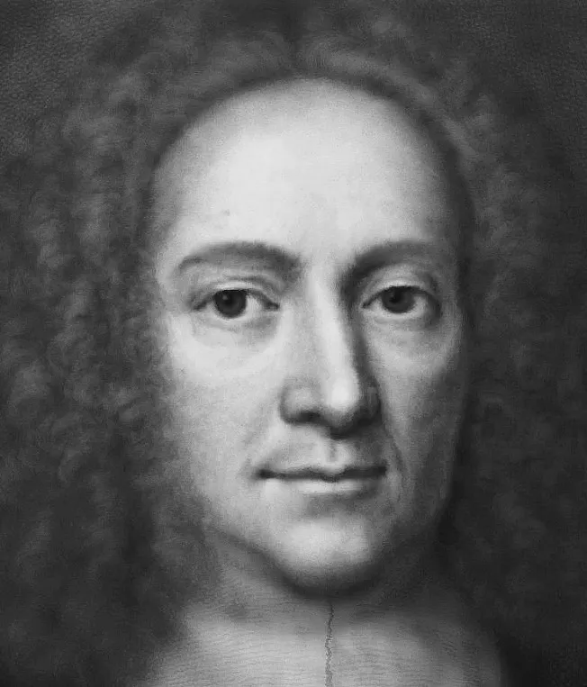 Daniel Gabriel Fahrenheit Pintura do rosto de Daniel Gabriel Fahrenheit