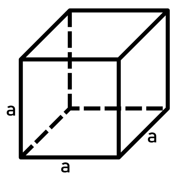 Cubo com arestas a